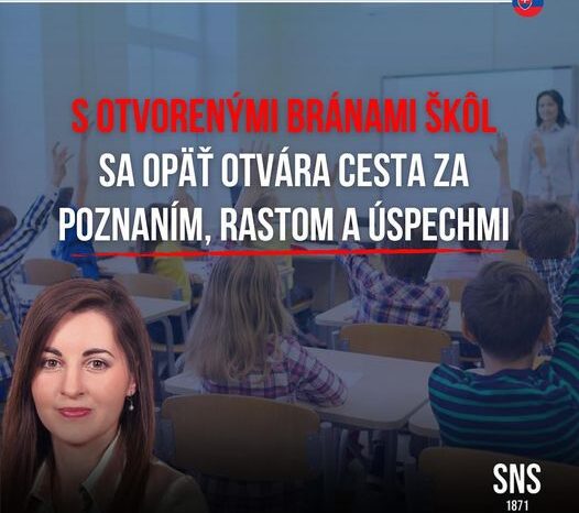 S otvorenými bránami škôl sa opäť otvára cesta za poznaním, rastom a úspechmi