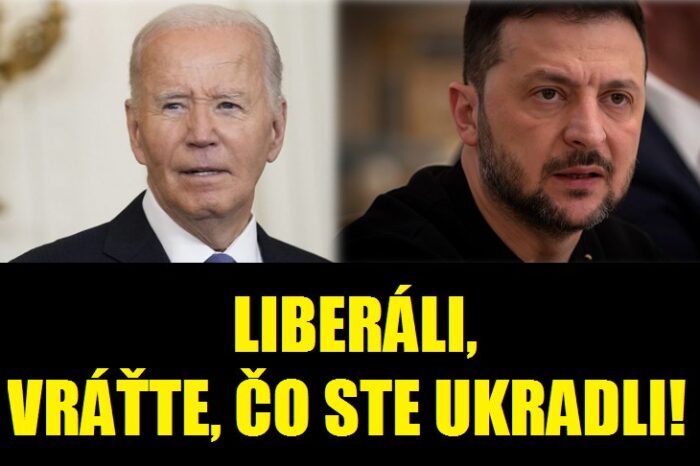 LIBERÁLI, VRÁŤTE, ČO STE UKRADLI!