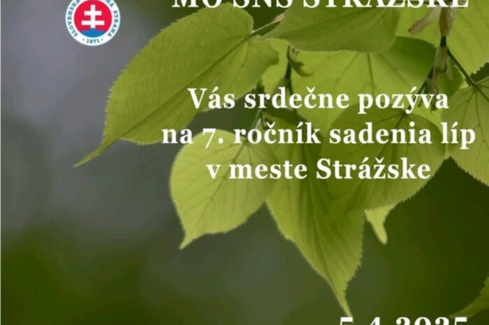 Sadenie líp v Strážskom